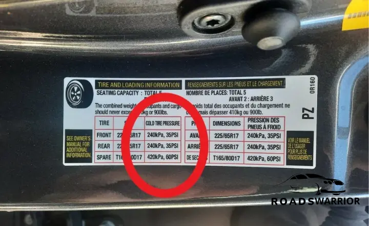 READ AND SET THE TIRE PRESSURE ON A TOYOTA RAV4